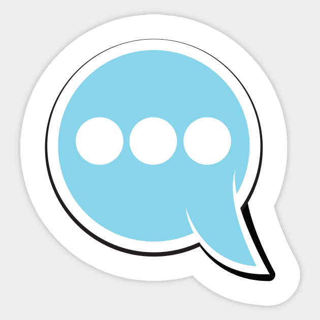 Chat Bubble Sticker by nickemporium1